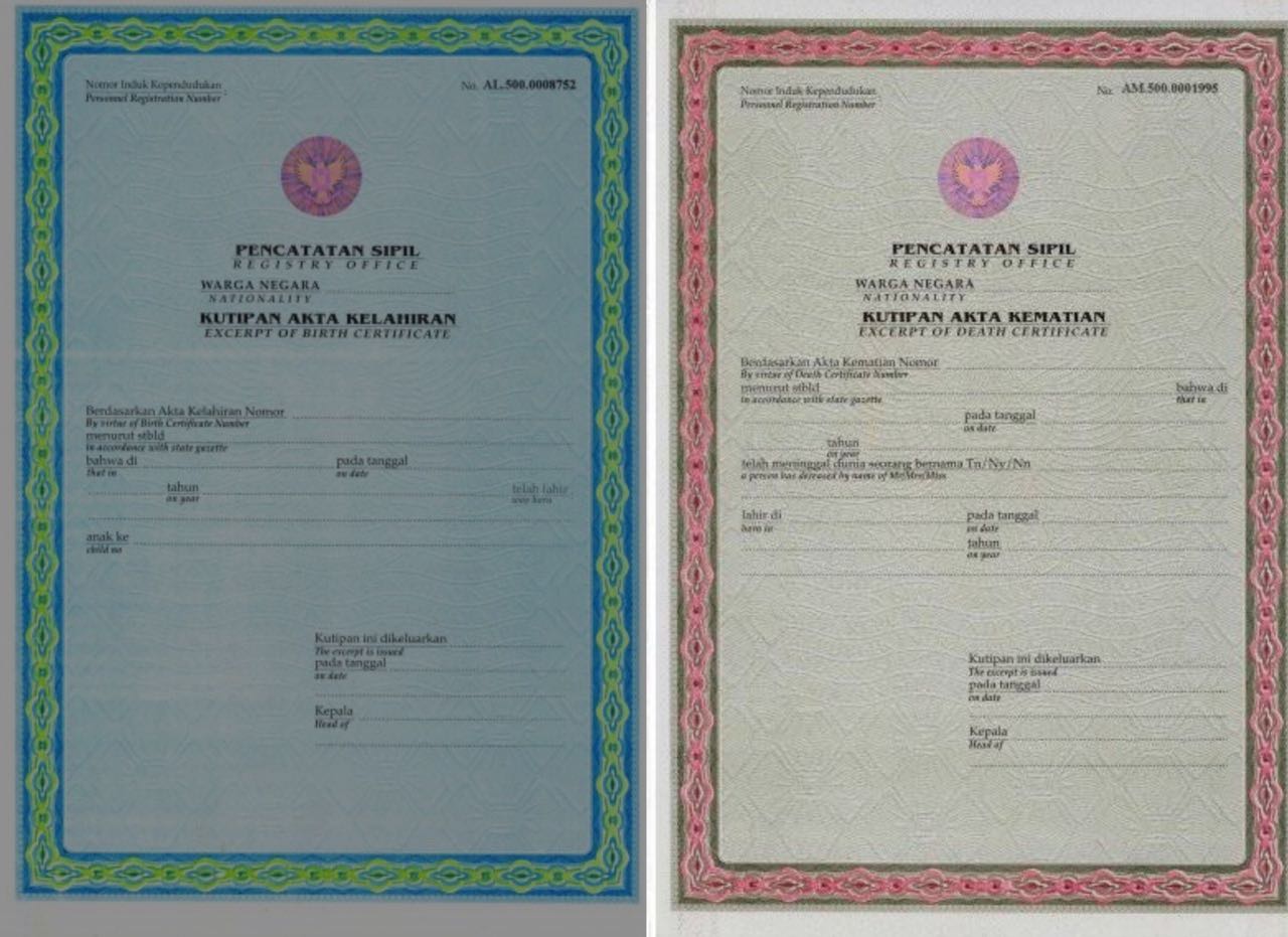 Layanan Penerbitan Akta Kelahiran dan Kematian