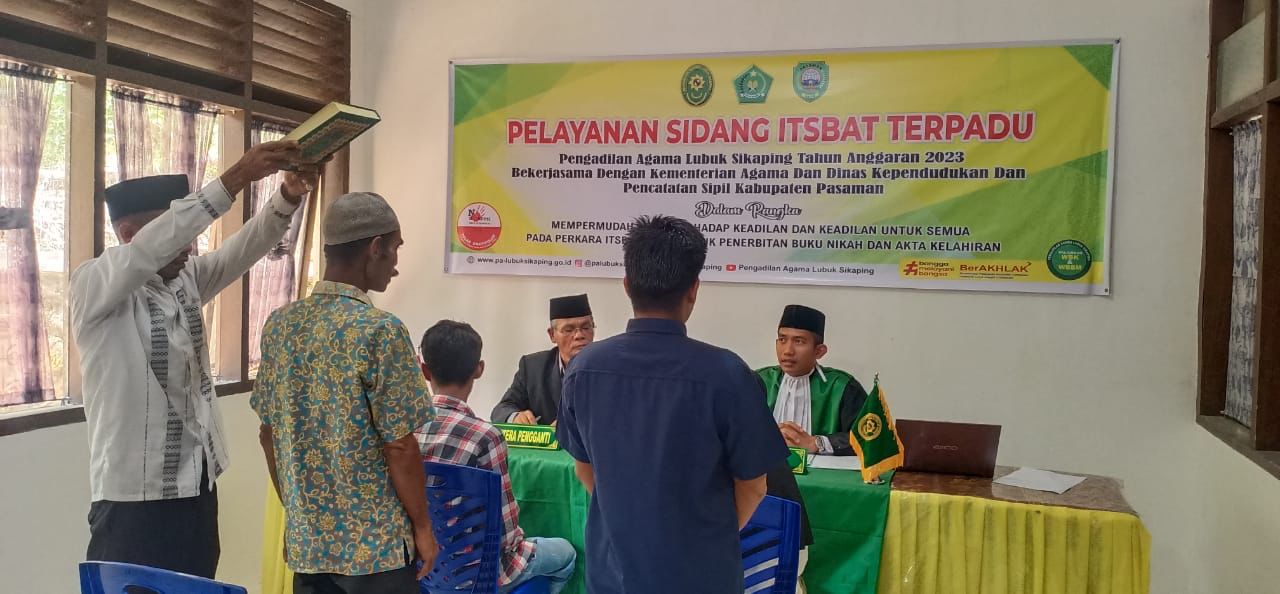 Pelayanan Sidang Itsbat Terpadu